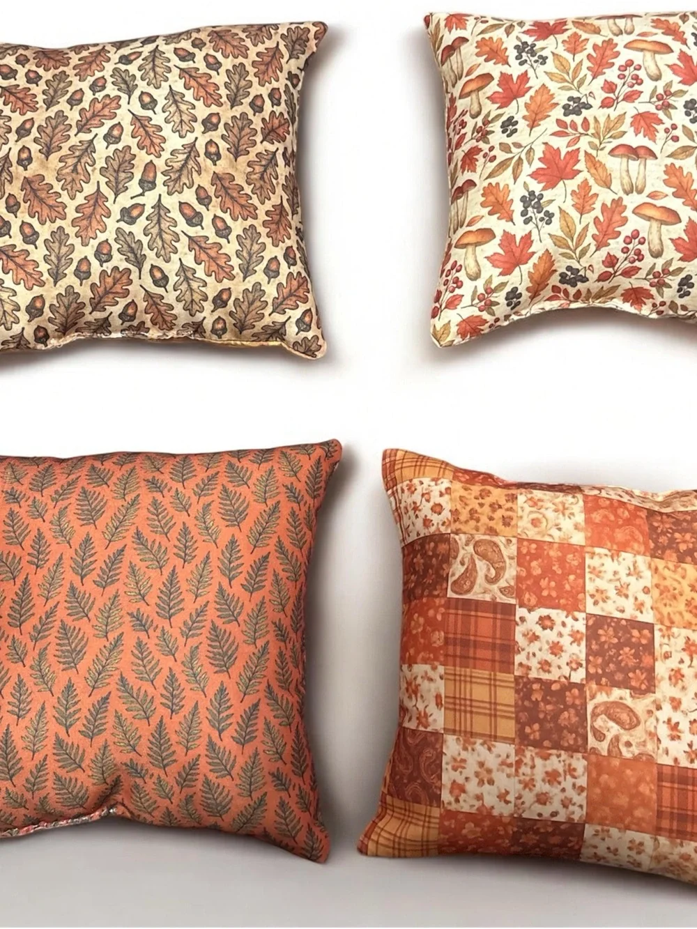 Autumn Harvest Decorative Throw Pillow - Orange